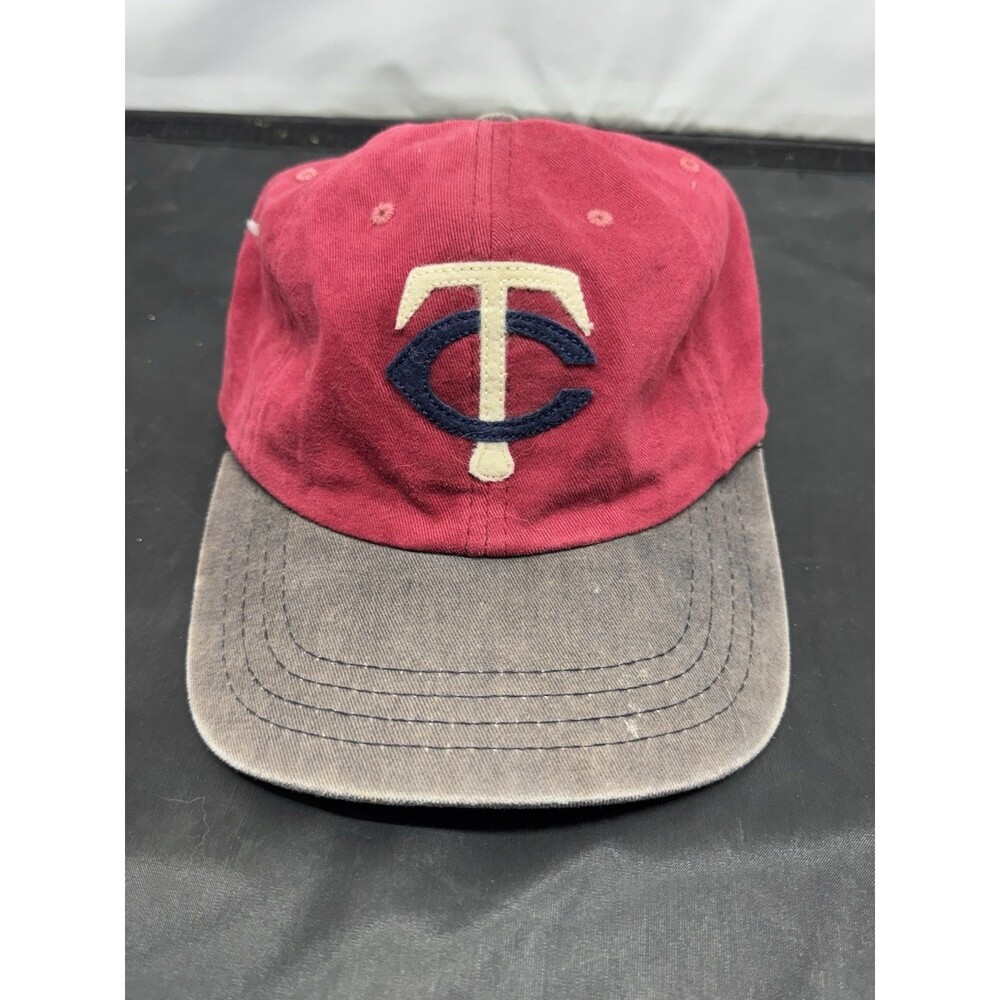 Minnesota Twins Adjustable Dad Hat Cap Red American Needle Vintage 90s